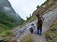 火山館への道のり